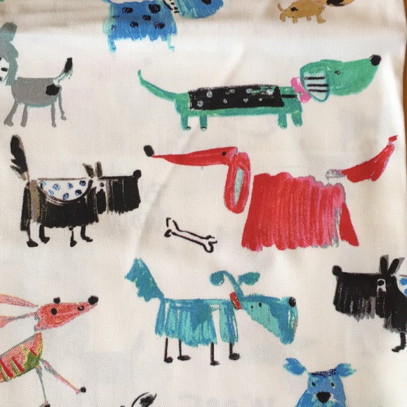 Painted Dog Print Duck Cloth Fabric - Picture 9 of 12